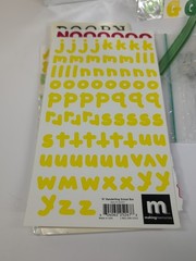 Lot of Letter & Number stickers scrapbooking, crafting, activities