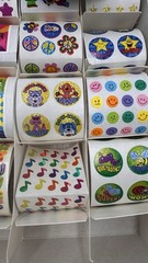 VTG SandyLion 1500 Sticker Set Box Rare Metallic Prismatic Teacher Y2K Lot