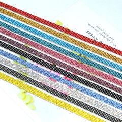 5X Crystal Sticker Self-Adhesive Rhinestone Tape Trim Fake Diamond Ribbon DIY