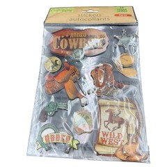 Craft Sticker Lot Jolee’s Boutique Washington DC Rodeo Cowboy Farm Animal