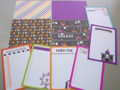 Doodlebug Design Halloween Cardstock 6×6 Scrapbook Junk Journal Die Cuts Sticker