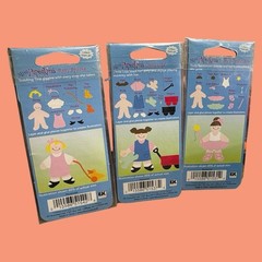 EK Success Mini Paperkins Collectible Paper Dolls Die Cuts Scrapbooking