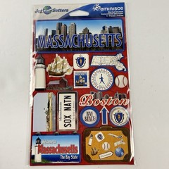Reminisce Jet Setters Jolee’s Boutique and Other Dimensional Stickers Lot of 9