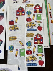 Vintage Stickers Lot Full & Partial Sheets Suzy’s Zoo School Country Foamies