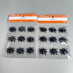 Recollections Halloween Sticker Pumpkins Spiders Black Crow Puffy Glitter Choice