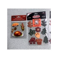 Lot Of 12 New Fall Halloween Themed scrapbooking stickers Creative Memories