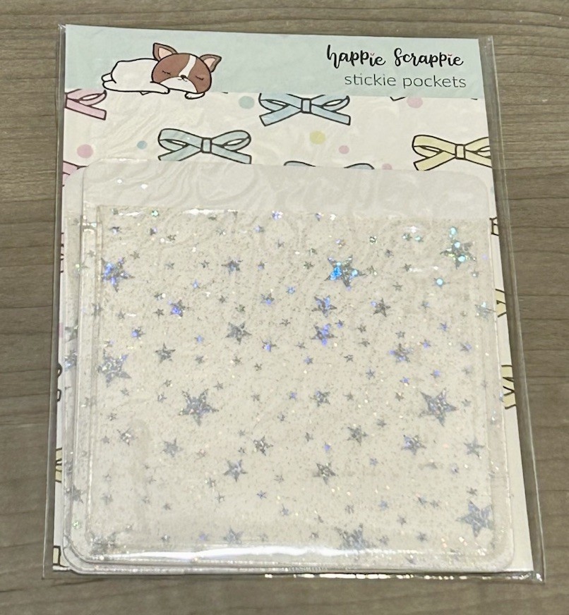 New Happie Scrappie (2) Adhesive Stickie Pockets Storage A