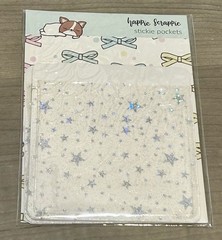 New Happie Scrappie (2) Adhesive Stickie Pockets Storage A
