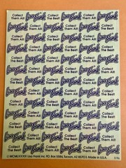Vintage 90s Lisa Frank Halloween Sticker Sheet, 1 Sheet