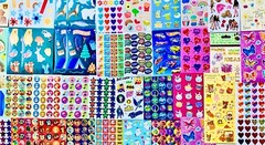 Happy Lot Of Stickers 75+ Sheets Mixed Themes – VARIOUS BRANDS | SHAPES & SIZES