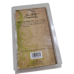 New TIM HOLTZ Idea-ology Metal Embellishments (12) Word Bands Sticks Live Love