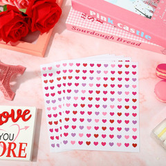 2400 Pcs Valentine’S Day Mini Love Heart Stickers – Red, Pink, Purple, 0.4 Inch