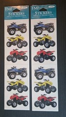VTG FMI Frances Meyer Sticker Sheets 877 4-wheelers Quads Lot Of 2