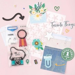 Vicki Boutin WHERE TO NEXT? DIE CUT PAPER CLIPS (30pc) scrapbooking journals