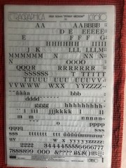 5 Letraset INSTANT LETTERING Transfer Letters 36pt Tiffany Medium NICE 2