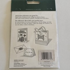 The Card Connection – Self Adhesive Flowers, ribbon, I love you. NIP, beautiful