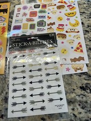 Huge lot of Asst scrapbook & Happy Planner Stickers, hundreds of pages see pics!