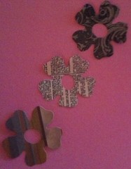 FLOWER Die-Cuts(6pc) Approx.2″Dia.•Garden•Blooms •Summer•Spring•Nature