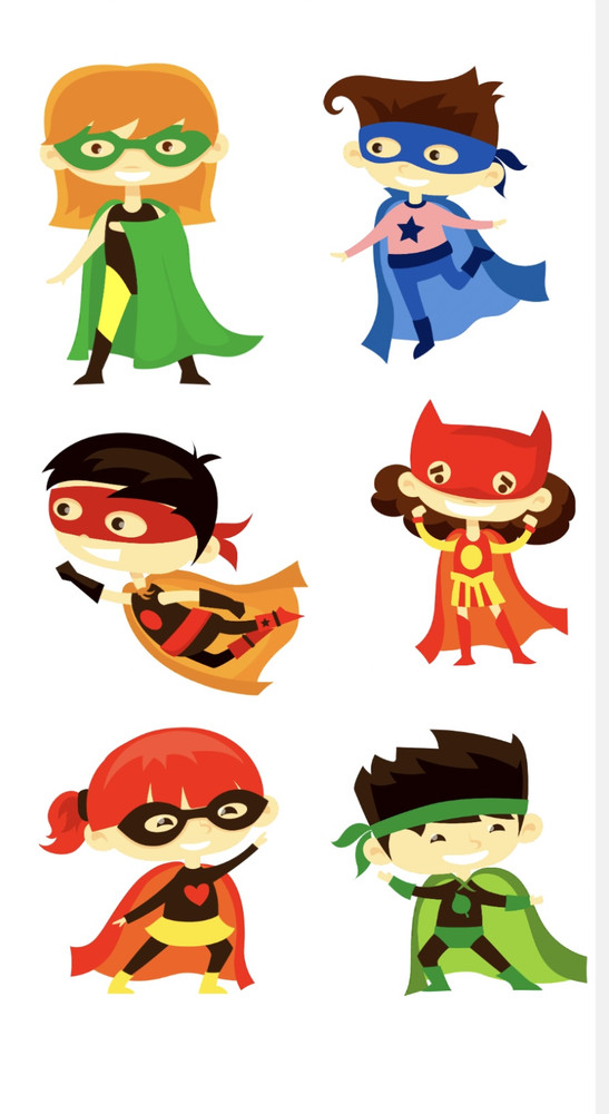Superhero Kids Stickers Comic Book Decals Boys Girls Scrapbook Party Favors