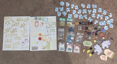 Scrapbook Huge Lot 139 Pieces Assorted Themes Big Mix Craft Scrapbooking