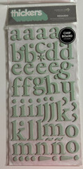 American Crafts Chipboard Alpha Thickers-Variations Available-U Choose