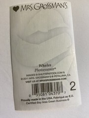 Lot of 2 Modules WHALE Photoessence Metallic Stickers Mrs. Grossmans 6 Stickers
