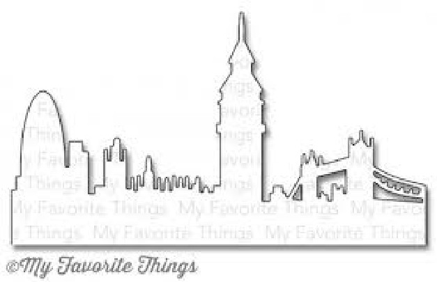 MY FAVORITE THINGS – METAL CUTTING DIES – CITYSCAPE LONDON