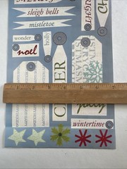 Christmas Sticker ROLL NRN Designs Scrapbook Stickers Tags Phrases Holiday