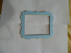 «Wall» style Scrapbooking frames set of 5 in 5 pastel colors