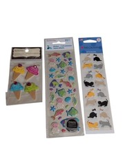 Lot Of 8 Packs Scrapbook Stickers Various Brands/Themes No Duplicates