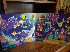 SandyLion sticker designs Under the Sea magnetic play scene