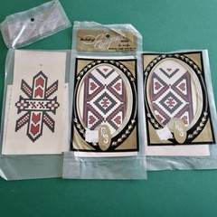 Vtg Ceramic Decals Mixed Media Water Mount Transfers Lot B Pattern Clock Nature