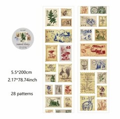 Single Sheet-Stamps- Flora/Fauna, Astronomy+ more! 10-12 per. Scrapbook, DIY