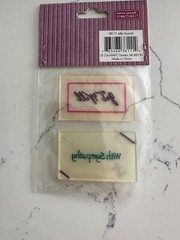 Colorbok Jelly Accents 2 PC ~ Get Well ~ Get Well With Sympathy Scrapbooking