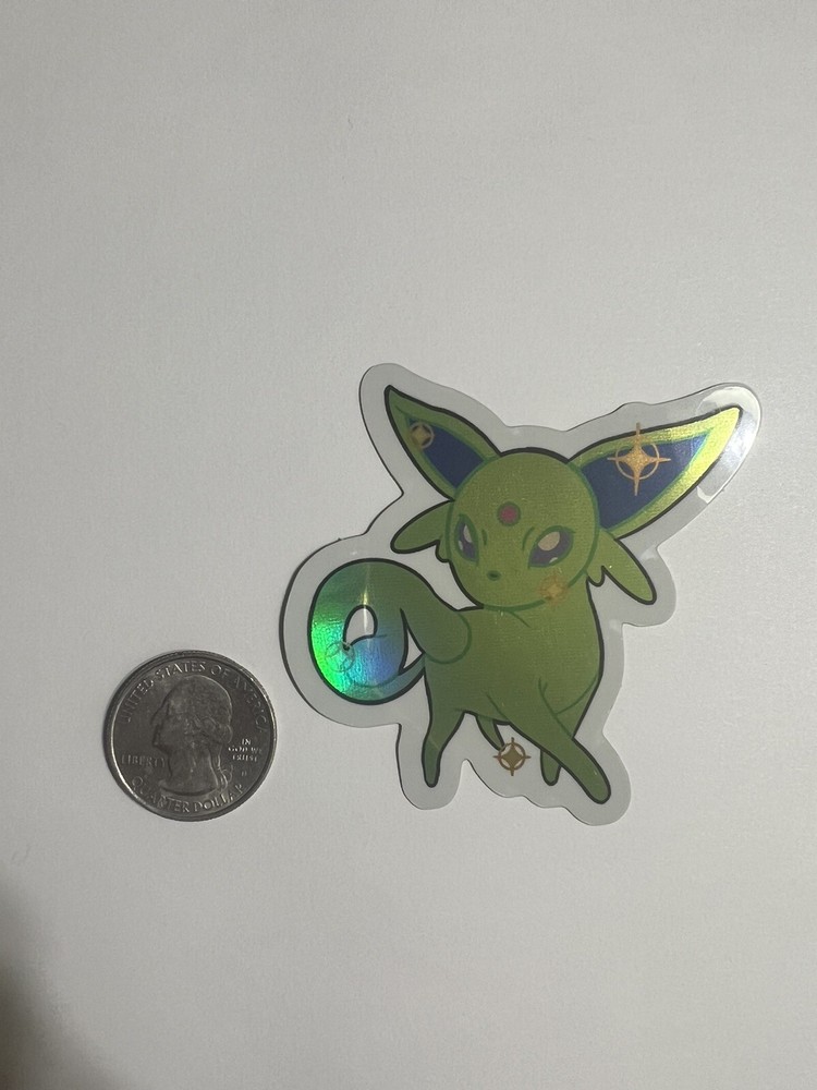 Espeon Shiny Holographic Pokémon Sticker
