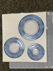 Creative Memories Lot – Oval & Round Paper Cutters , Stickers Matt Scrap Book