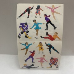 Mrs. Grossman’s Vintages Stickers 1998 Ice Skaters 1 Sheet Hockey Ice Dancing