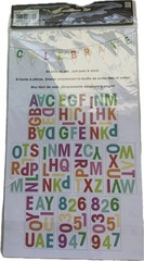 Me and My Big Ideas MAMBI Sticks 3.25in Alphabet Numbers Stickers USED 90 left