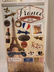 Paris France Eiffel Vacation Stickers Scrapbook Planner Travel Journal Crafts-3