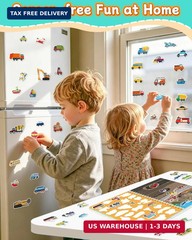 Zartores Reusable Sticker Book for Toddlers, Jelly Stickers for Kids, Waterproof