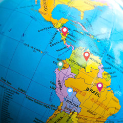 280 Pcs Map Stickers, Self-Adhesive Map Location Markers Stickers, Colorful Peel