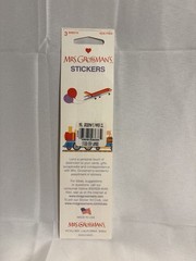 Mrs. Grossman’s Multicolor Ladybug NEW in package 3 Sheets