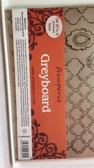 Stamperia Grey Board cutouts bundle 2 pk alphabet & shapes 8 1/4×11 1/2 1MM NIP