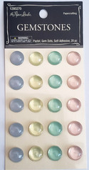 The Paper Studio Gemstones Pastel Gem Dots Stickers – 20 pcs