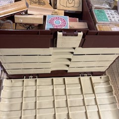 Over 175pc Mixed Lot of Rubber Stamps For Crafting Scrapbooking in Organizer