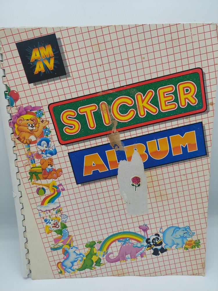 Vintage 1980’s -90’s Sticker Album Filled With Stickers
