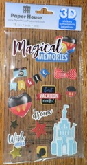 Paper House Magic Memories Disney Vacation Magic Dreams Wish Mickey Mouse Castle