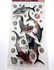 EK Success Jolees By You Dimensional Embellishments SHARKS
