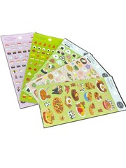 Japanese Food Sticker Set 5 Sheets Washi & Glossy Paper Kawaii Made in Japan