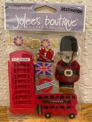 Jolee’s Boutique Scrapbooking Travel Stickers London, England; Washington DC Lot